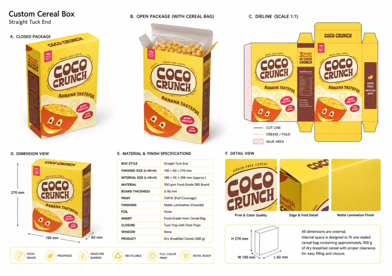 Custom Cereal Boxes - BoxesMe NYC